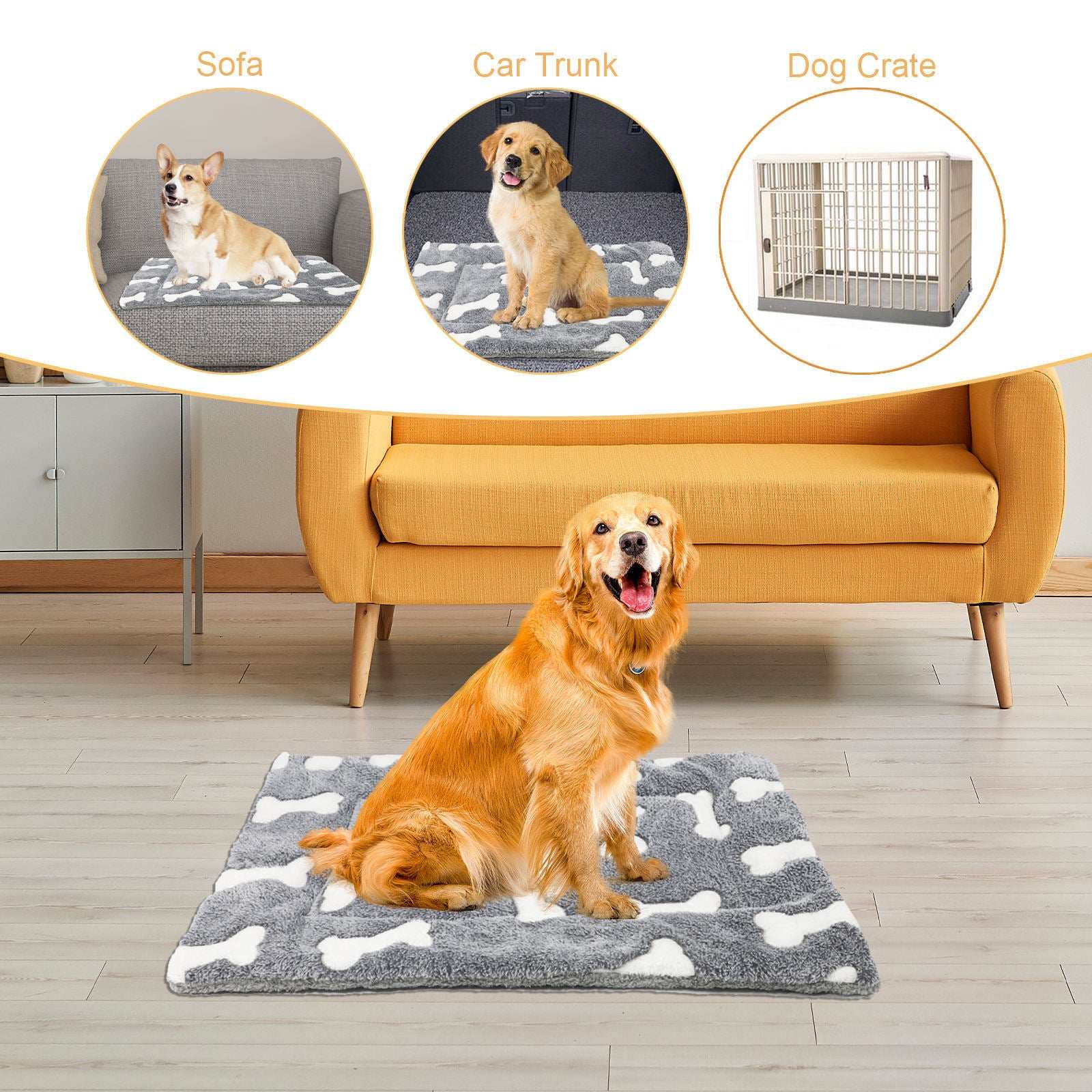Self-Warming Cat Bed Mat - Washable Fleece - Purrfect Pet Haven