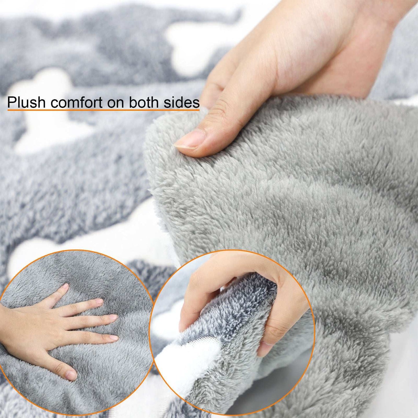 Self-Warming Cat Bed Mat - Washable Fleece - Purrfect Pet Haven