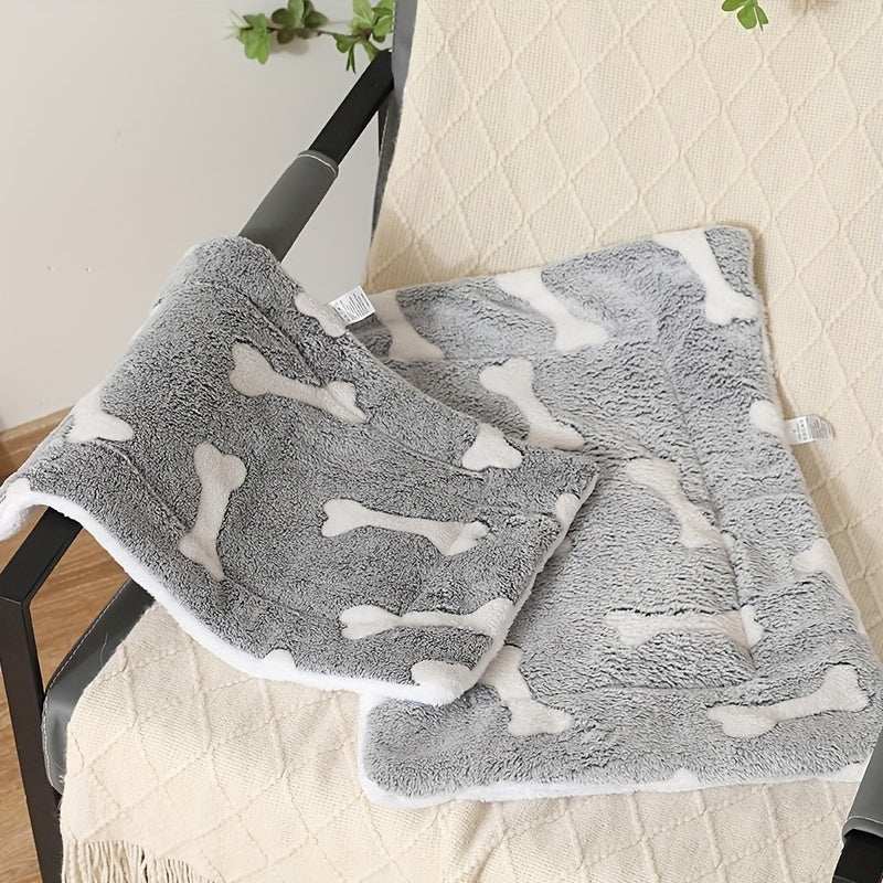 Self-Warming Cat Bed Mat - Washable Fleece - Purrfect Pet Haven