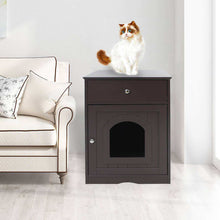 Wefulfil wooden cat litter box enclosure with Drawer & Scoop - Purrfect Pet Haven
