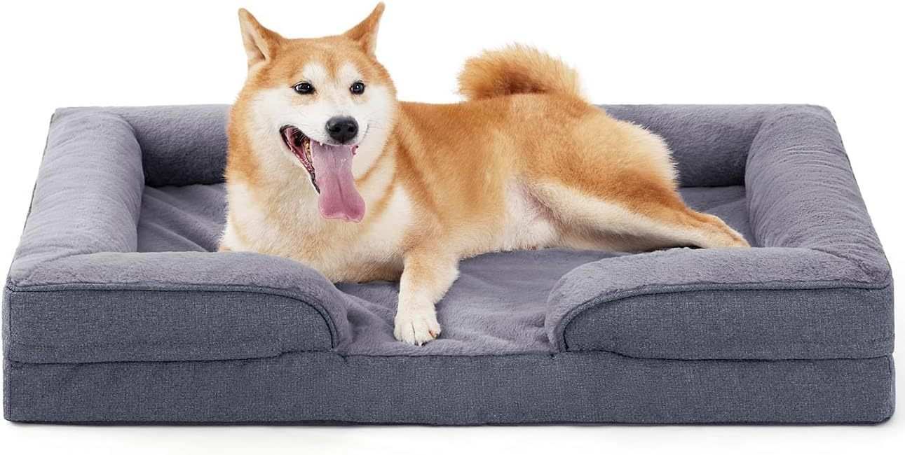 Large Orthopedic Dog Sofa - Foam Mattress - Purrfect Pet Haven