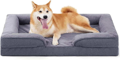 Large Orthopedic Dog Sofa - Foam Mattress - Purrfect Pet Haven