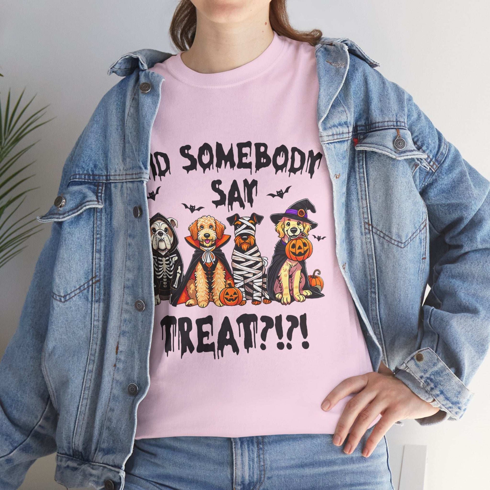 Halloween Pet Costume Tee - Unisex Heavy Cotton T-Shirt - Purrfect Pet Haven
