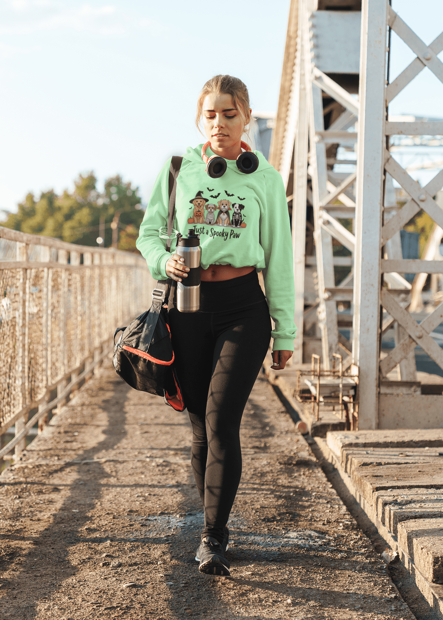 Halloween Just A Spooky Paw Hoodie Sweatshirt - Purrfect Pet Haven