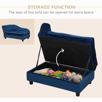 Luxury Small Dog Bed With Hidden Storage - Purrfect Pet Haven