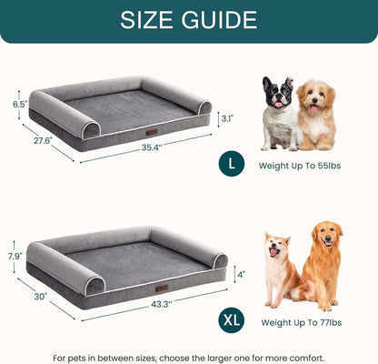 Orthopedic Dog Bed - XL Large Dogs - Purrfect Pet Haven