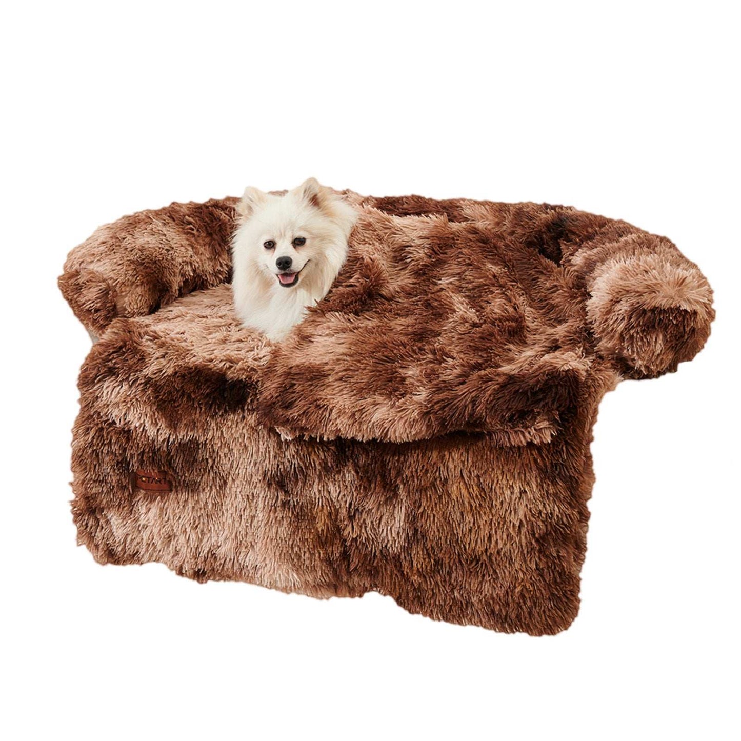 Dog Couch Bed Mat - Fluffy with Blanket - Purrfect Pet Haven