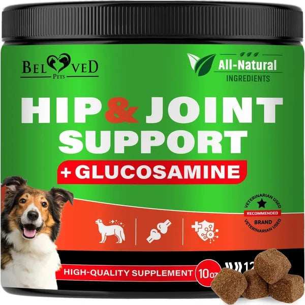 Dog Hip Joint Supplement - Glucosamine Chondroitin Arthritis Relief - Purrfect Pet Haven
