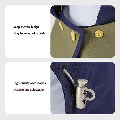 Waterproof Raincoat For Medium To Large Dog Hooded Rain Gear