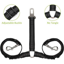 Double-ended Traction Rope Pet Car Seat Belt - Secure Two Pets - Purrfect Pet Haven