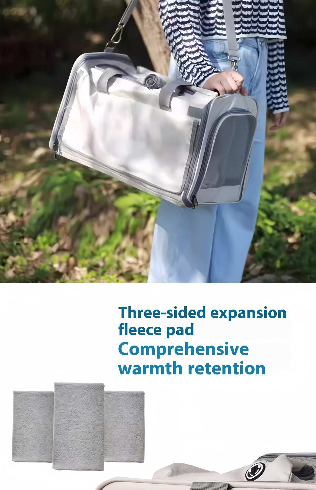 Portable Pet Carrier for Cats and Small Dogs - Breathable Travel Backpack - Purrfect Pet Haven