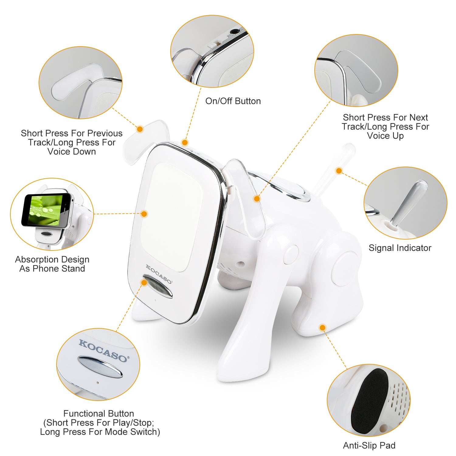 Cute Puppy Dog Wireless Speaker - Portable Bluetooth Music Player - Purrfect Pet Haven