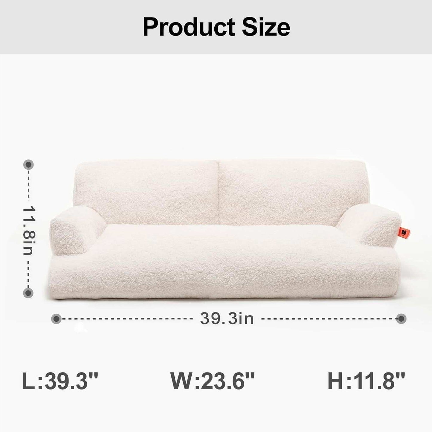 Pet Sofa For Medium Large Dogs & Cats - Washable Couch - Purrfect Pet Haven