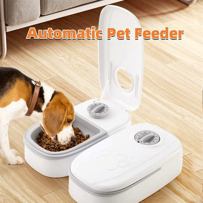 Automatic Pet Feeder Smart Food Dispenser For Cats Dogs Timer Stainless Steel Bowl Auto Dog Cat Pet Feeding Pets Supplies - Purrfect Pet Haven