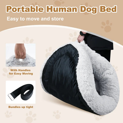 Dog Bed - Large Washable with Handles & Non-Slip - Purrfect Pet Haven
