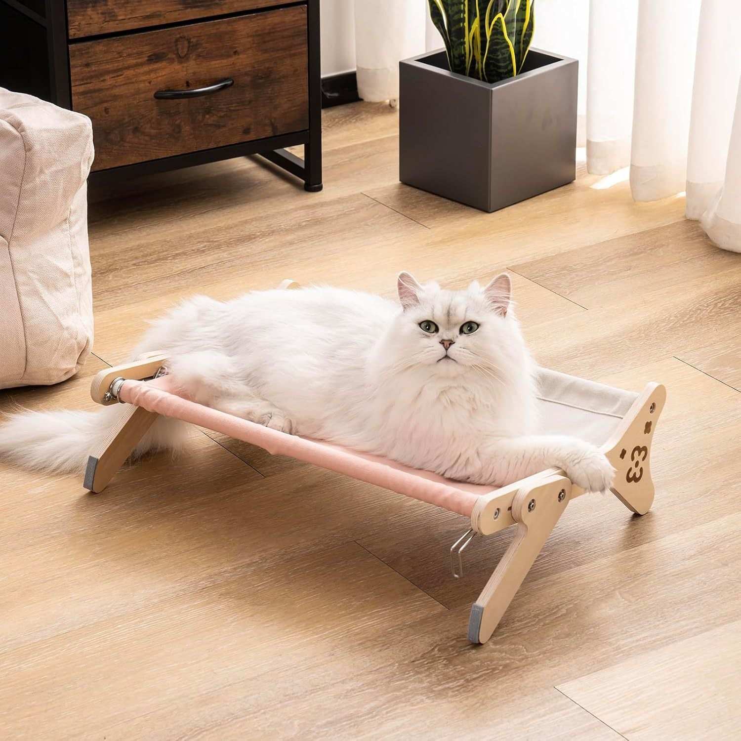 Cat Window Perch & Hammock - Adjustable 2-in-1 Sunbathing Seat For Indoor Cats - Purrfect Pet Haven