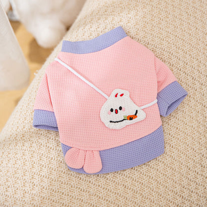 Cartoon Bear Sweatshirt - Lightweight Pet Coat - Purrfect Pet Haven