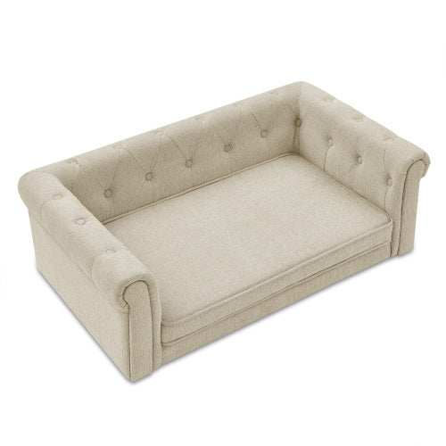 Elegant Rectangular Pet Sofa Bed For Medium And Large Dogs - Purrfect Pet Haven