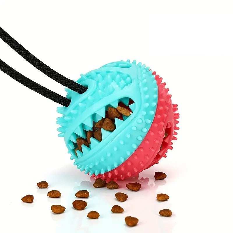 Interactive Suction Cup Tug Toy - Treat Dispensing Chew Toy for Aggressive Chewers - Purrfect Pet Haven