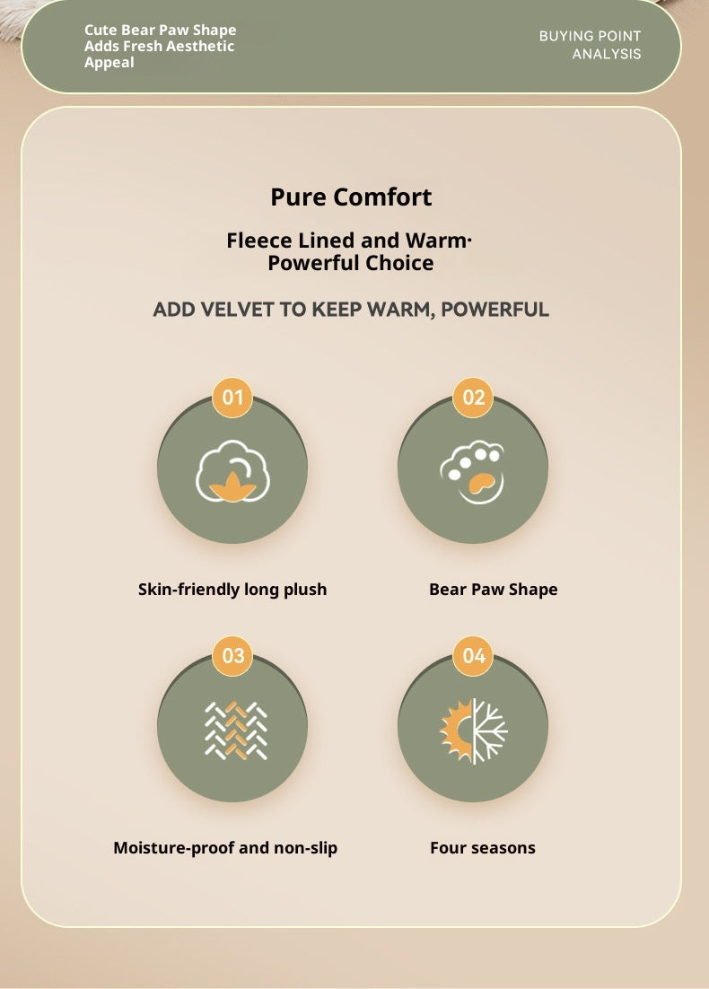 Pet Bed - Round Plush Thickened for Dogs & Cats - Purrfect Pet Haven