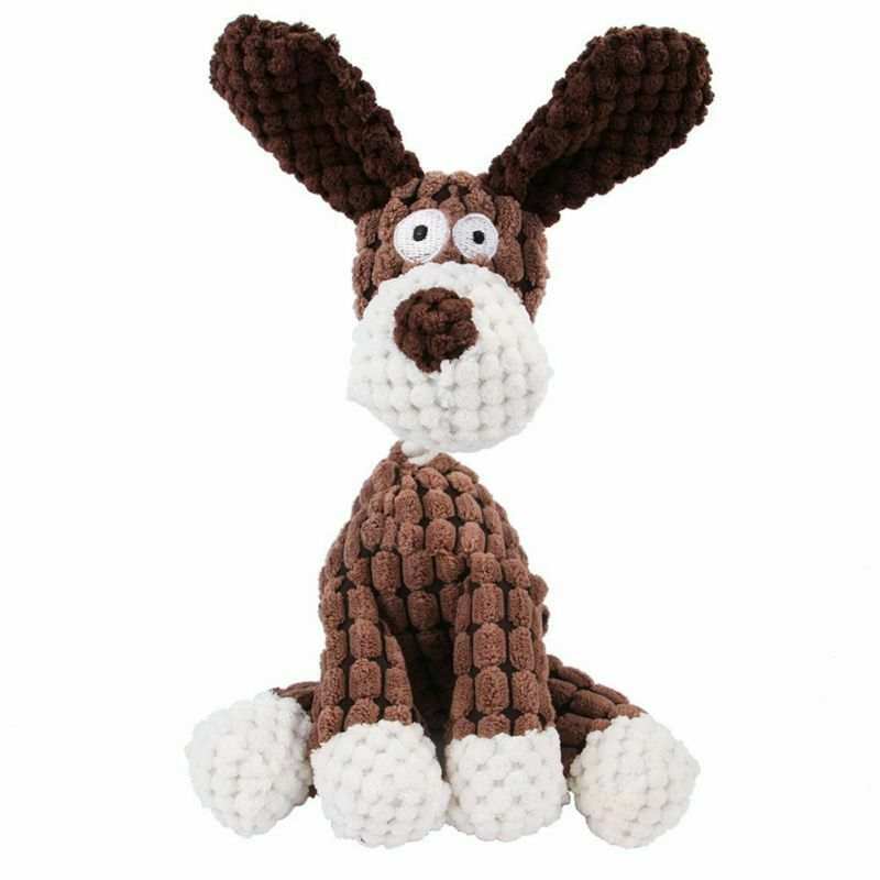 Soft Durable Stuffed Animal Plush Dog Chew Squeaky Toy - Purrfect Pet Haven