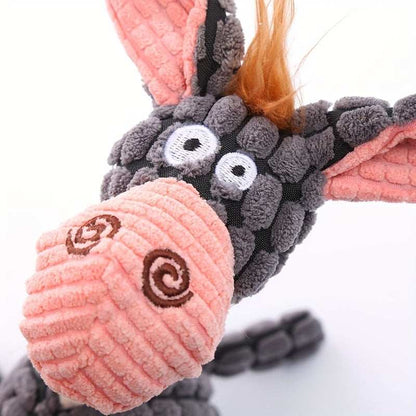 Soft Durable Stuffed Animal Plush Dog Chew Squeaky Toy - Purrfect Pet Haven