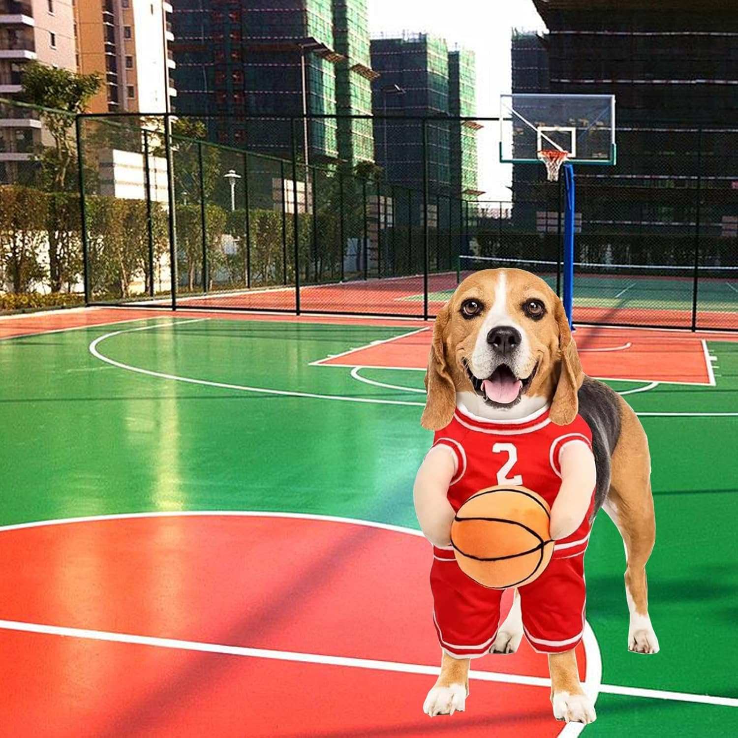 Dog Halloween Costume Basketball Player Jersey - Purrfect Pet Haven