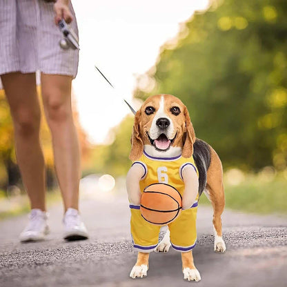 Dog Halloween Costume Basketball Player Jersey - Purrfect Pet Haven