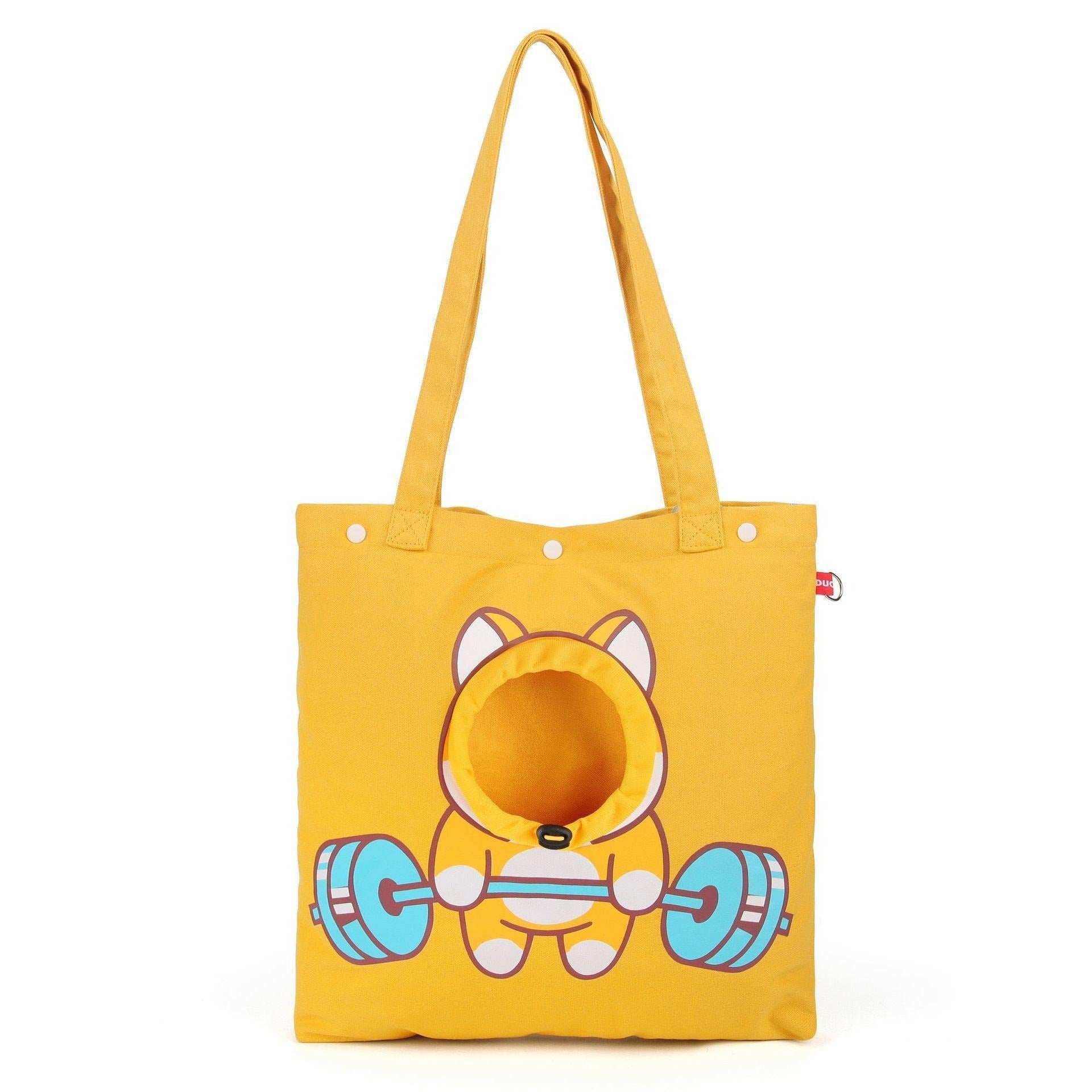 Cute Open Hole Cat Carrier Canvas Tote - Purrfect Pet Haven