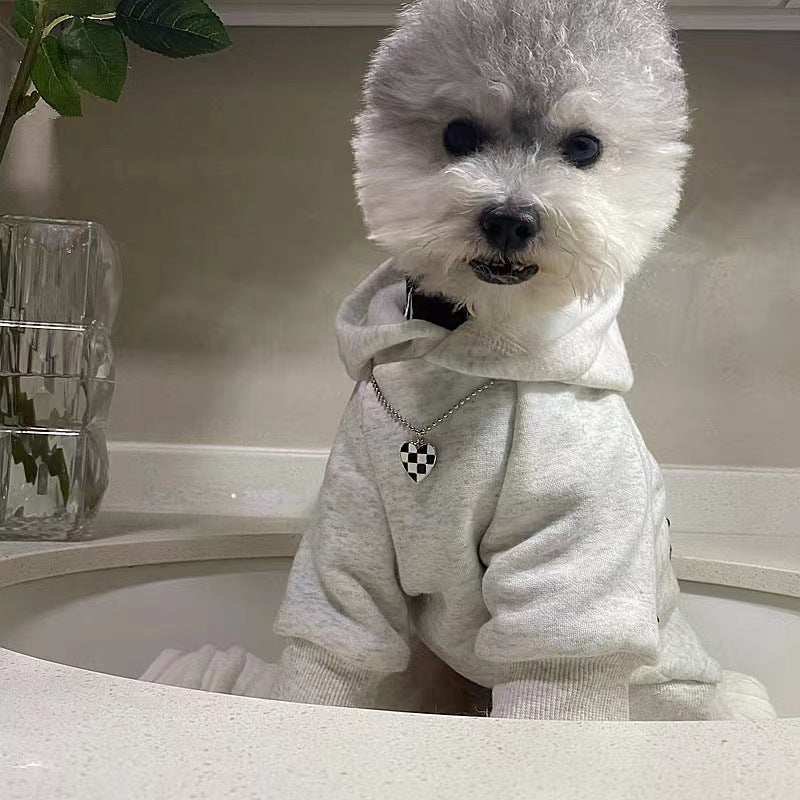 Retro New York Hoodie for Dogs - Stylish Puppy Sweatshirt - Purrfect Pet Haven