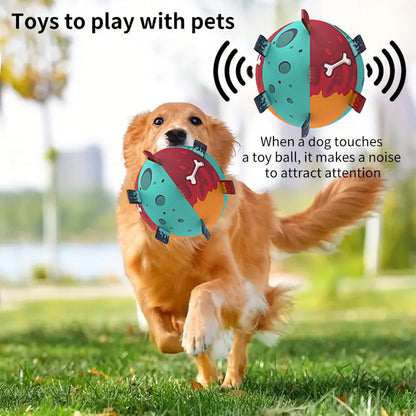 Dog Soccer Ball - Interactive Tug Toy with Straps - Purrfect Pet Haven