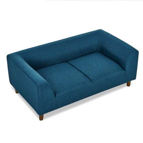 Pet Sofa With Backrest And Armrests, Modern Rectangular Pet Sofa Suitable For Medium And Large Dogs, Soft Cushion Comfortable Dog Sofa - Purrfect Pet Haven