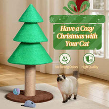 Christmas Tree Cat Scratcher - 31.5" Sisal Scratching Post - Purrfect Pet Haven