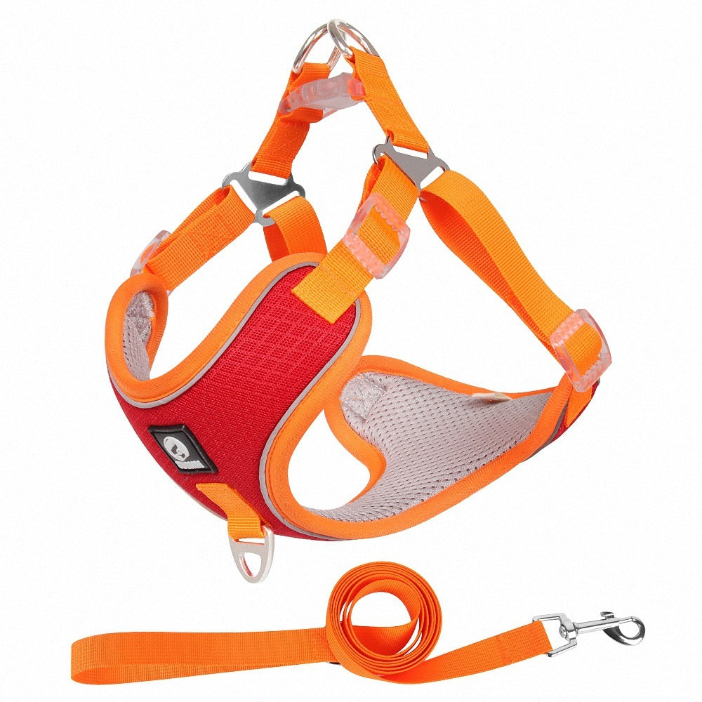 Reflective Mesh Harness - Breathable Dog Safety Vest - Purrfect Pet Haven