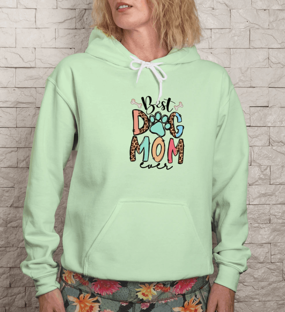 Best Dog Mom Ever Hoodie - Premium Dog Lover Sweatshirt for Proud Pet Parents - Purrfect Pet Haven