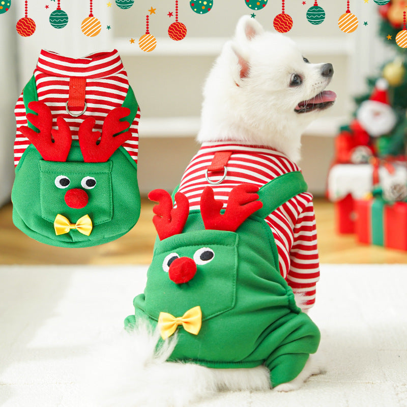 Christmas Reindeer Pet Costume for Dogs Cats