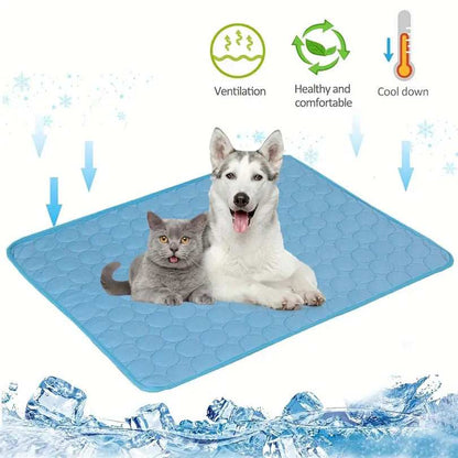 Dog Cooling Mat Summer Pets Cold Bed Extra Large For Small Big Dogs - Purrfect Pet Haven