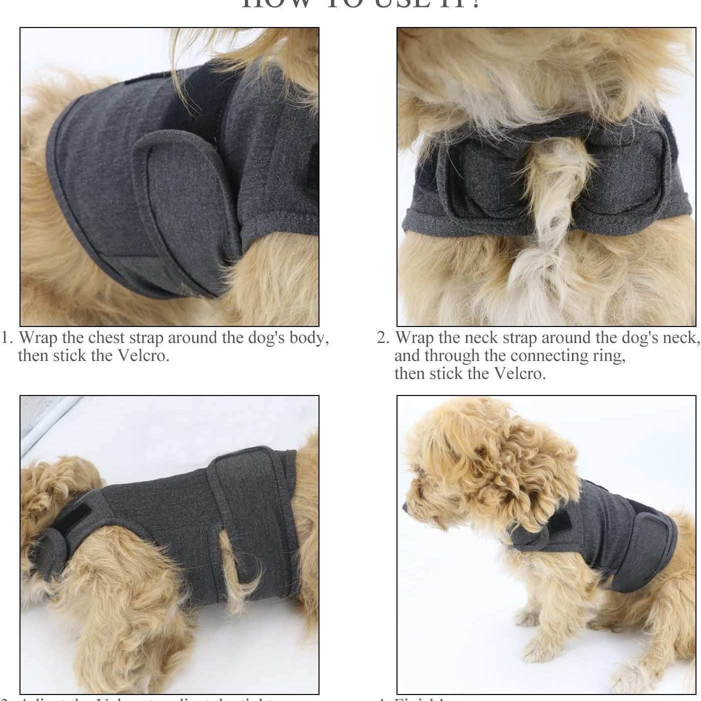 Dog Anxiety Jacket - Breathable Thunder Vest - Purrfect Pet Haven