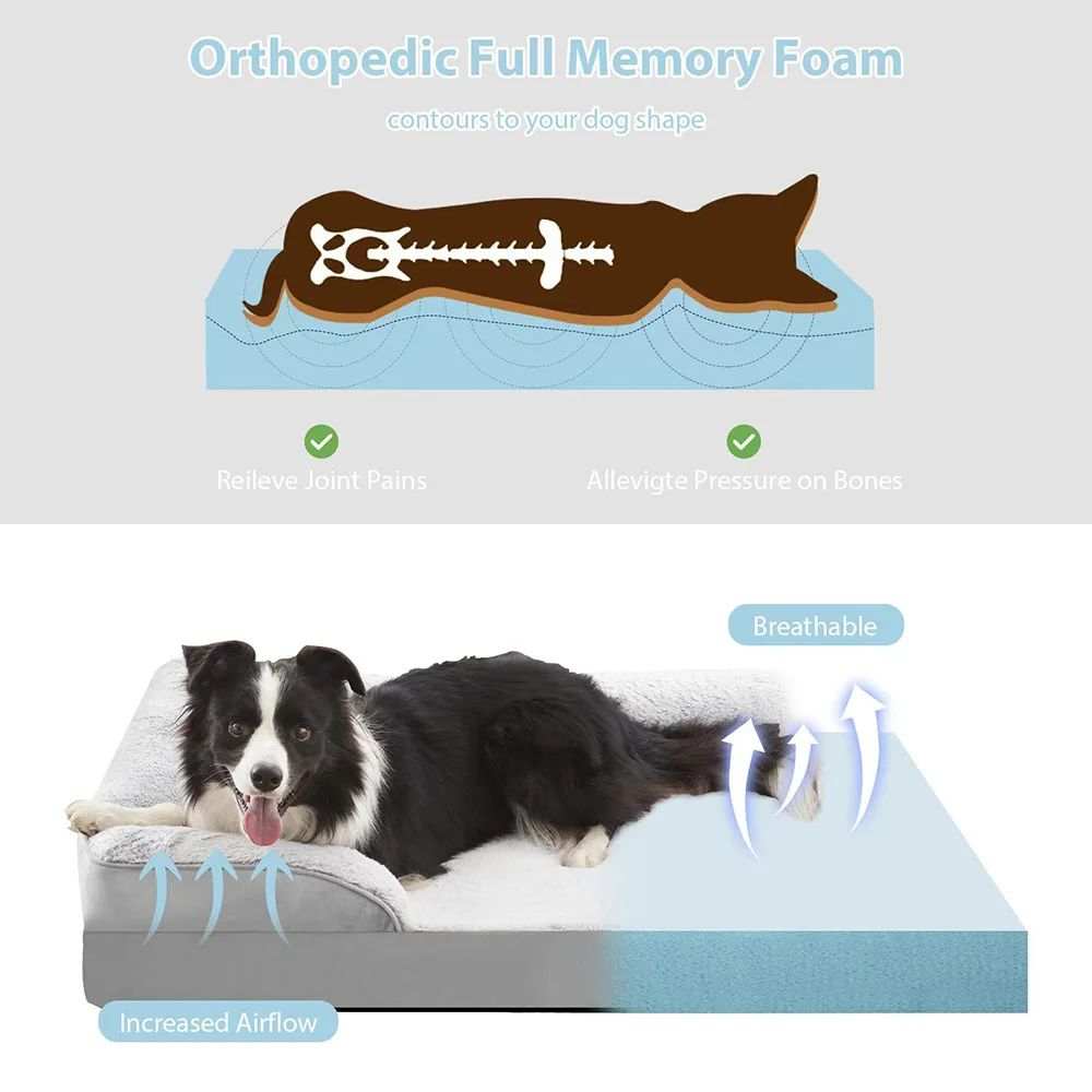 Waterproof Pet Bed - Medium Large Dogs Cats - Purrfect Pet Haven