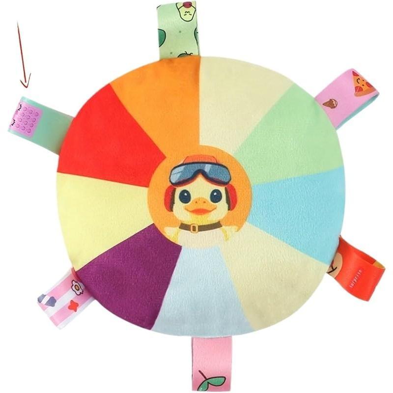 Plush Flying Disc Dog Toy with Bells - Tug of War - Purrfect Pet Haven