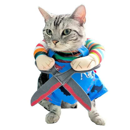 Adjustable Pet Halloween Costume - Funny Character Suit with Straps - Purrfect Pet Haven