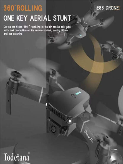 E88 Smart Pet Photography Drone - Foldable RC Camera Drone - Purrfect Pet Haven