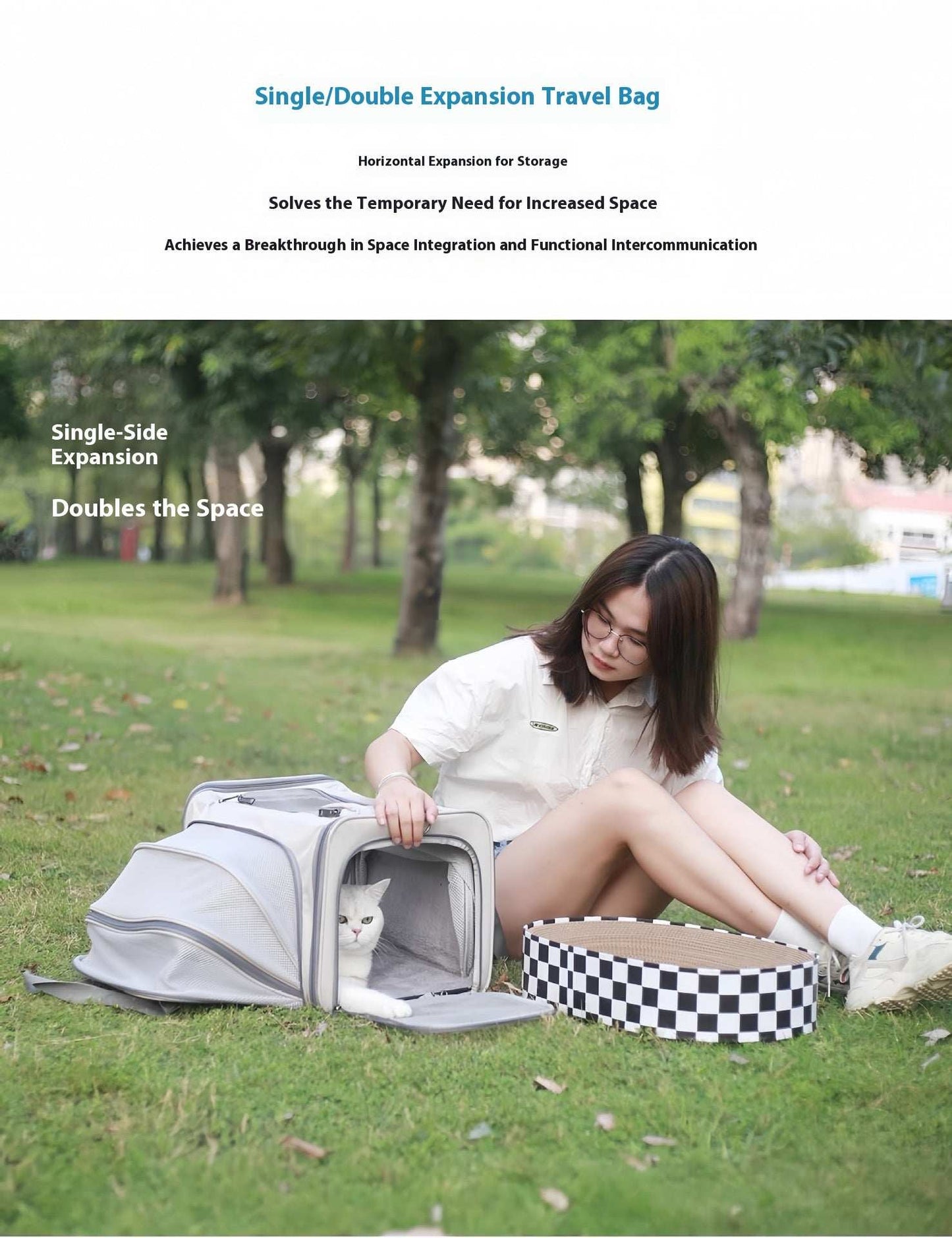 Portable Pet Carrier for Cats and Small Dogs - Breathable Travel Backpack - Purrfect Pet Haven