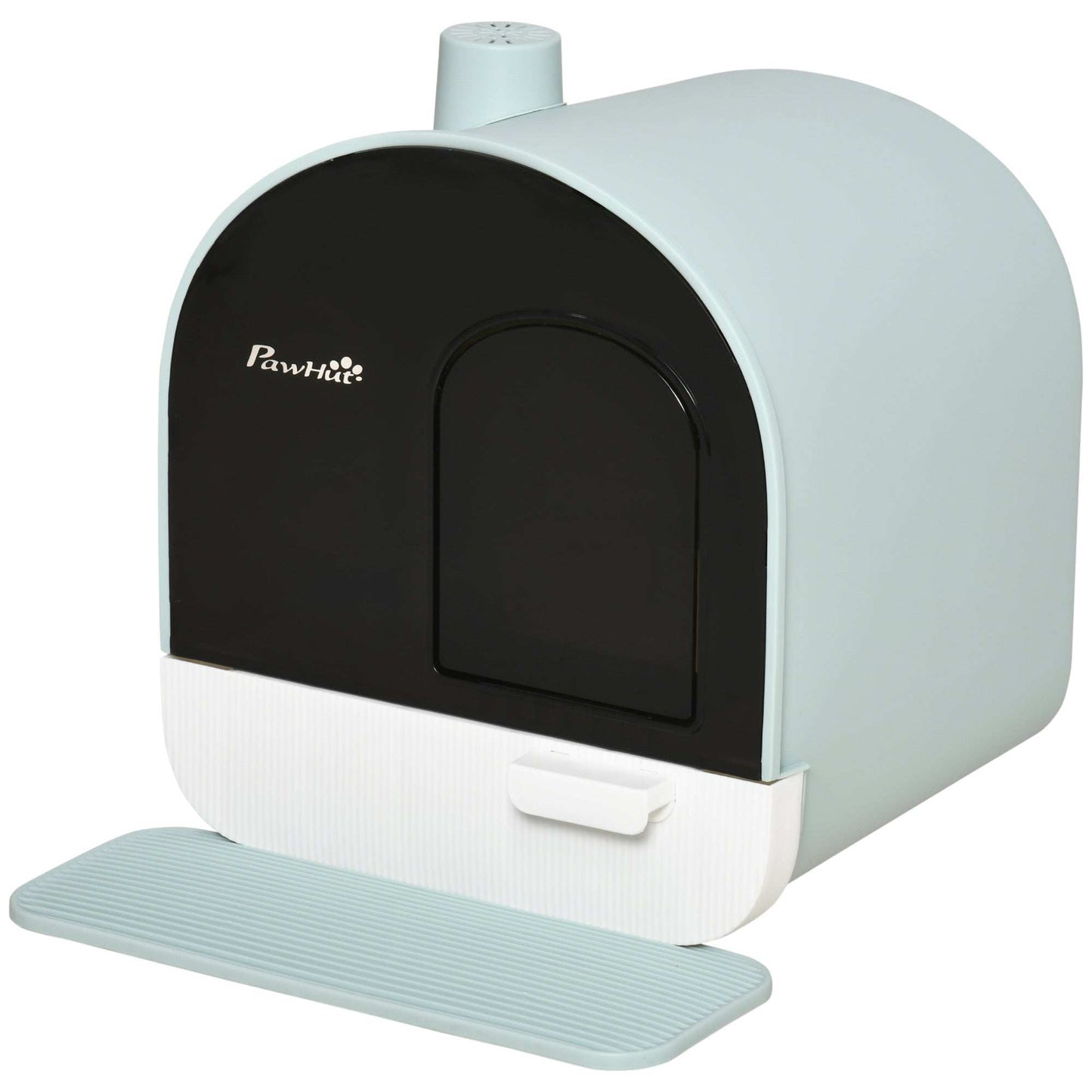 Cat Litter Box With Lid, Indoor Cat With Tray, Spoon, Strainer - Purrfect Pet Haven