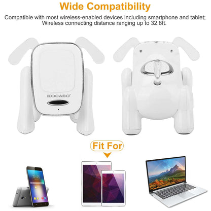 Cute Puppy Dog Wireless Speaker - Portable Bluetooth Music Player - Purrfect Pet Haven