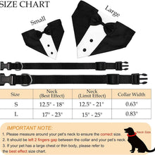 Dog Tuxedo Suit With Bow Tie And Bandana Adjustable Formal Costumes For Small, Medium, Large Dogs Perfect For Weddings Birthdays - Purrfect Pet Haven
