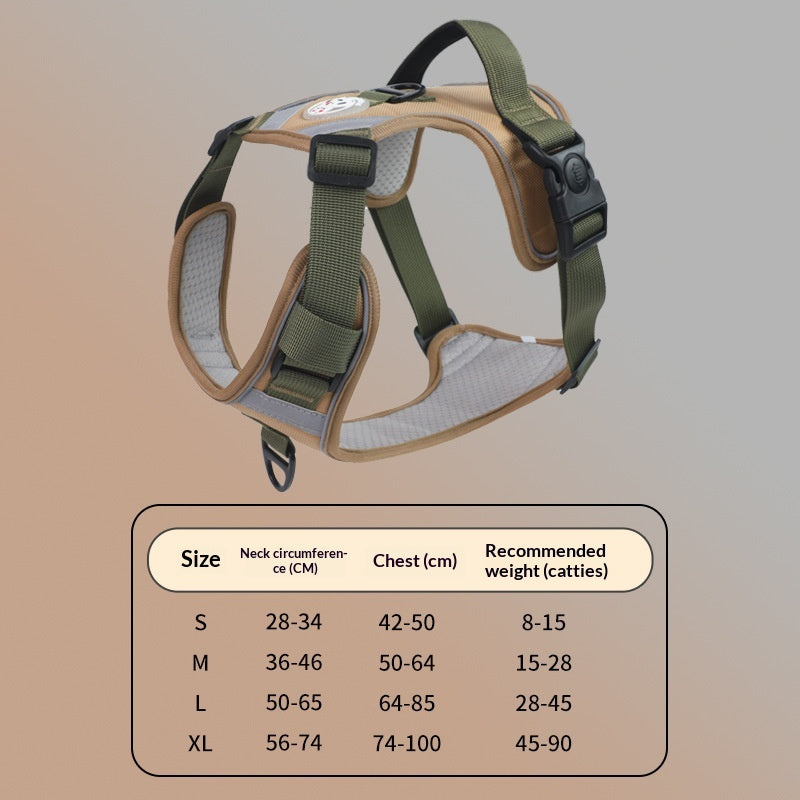 Dog Harness - Large Chest Style with Leash - Purrfect Pet Haven