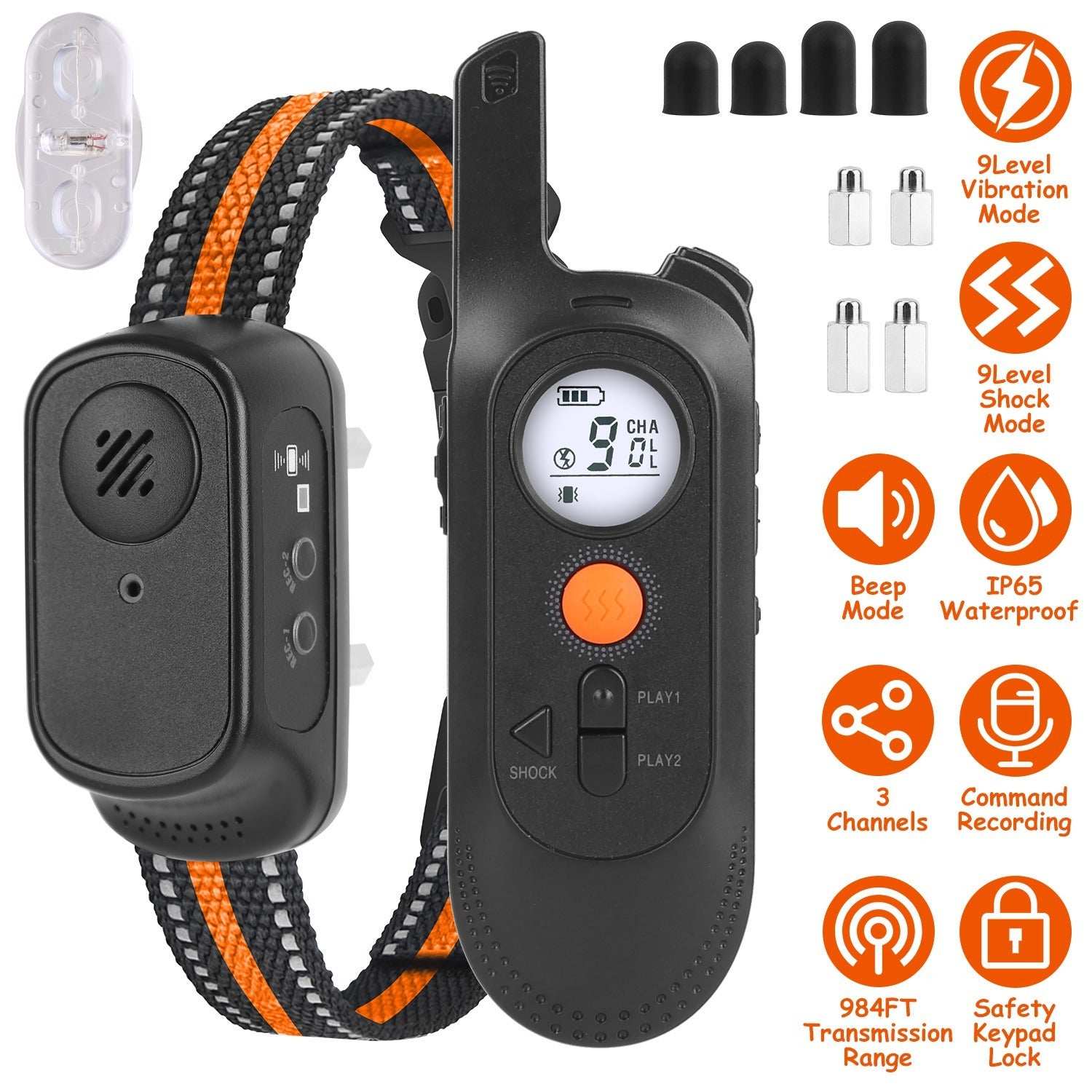 Dog Training Collar - Waterproof Remote With 3 Training Modes - Purrfect Pet Haven
