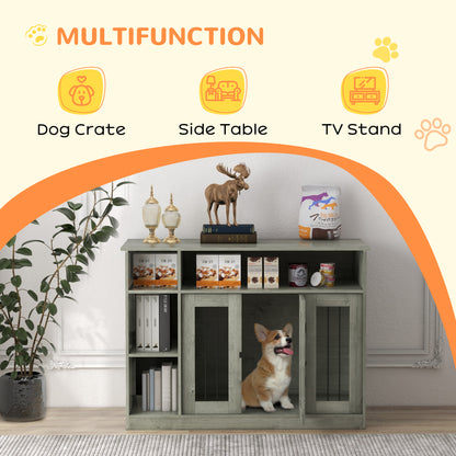 Paws & Storage Crate - 47" Dog Furniture Table - Purrfect Pet Haven