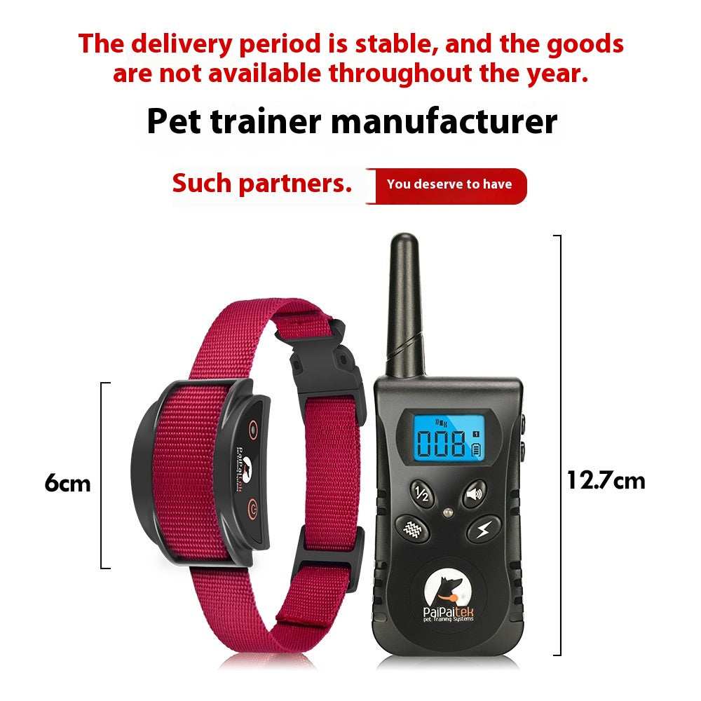 Bark Stop Remote Control Pet Dog Trainer Collar with Remote - Purrfect Pet Haven